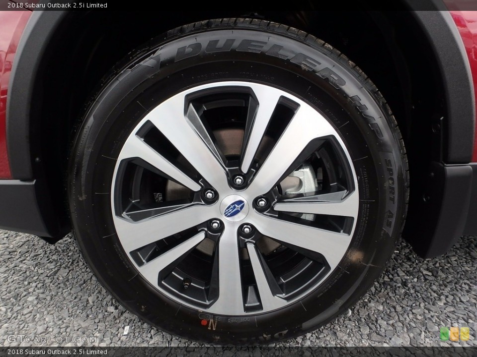 2018 Subaru Outback 2.5i Limited Wheel and Tire Photo #122506640