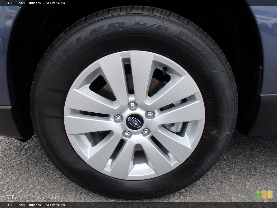2018 Subaru Outback 2.5i Premium Wheel and Tire Photo #122507168