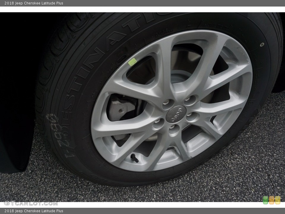 2018 Jeep Cherokee Latitude Plus Wheel and Tire Photo #122514875