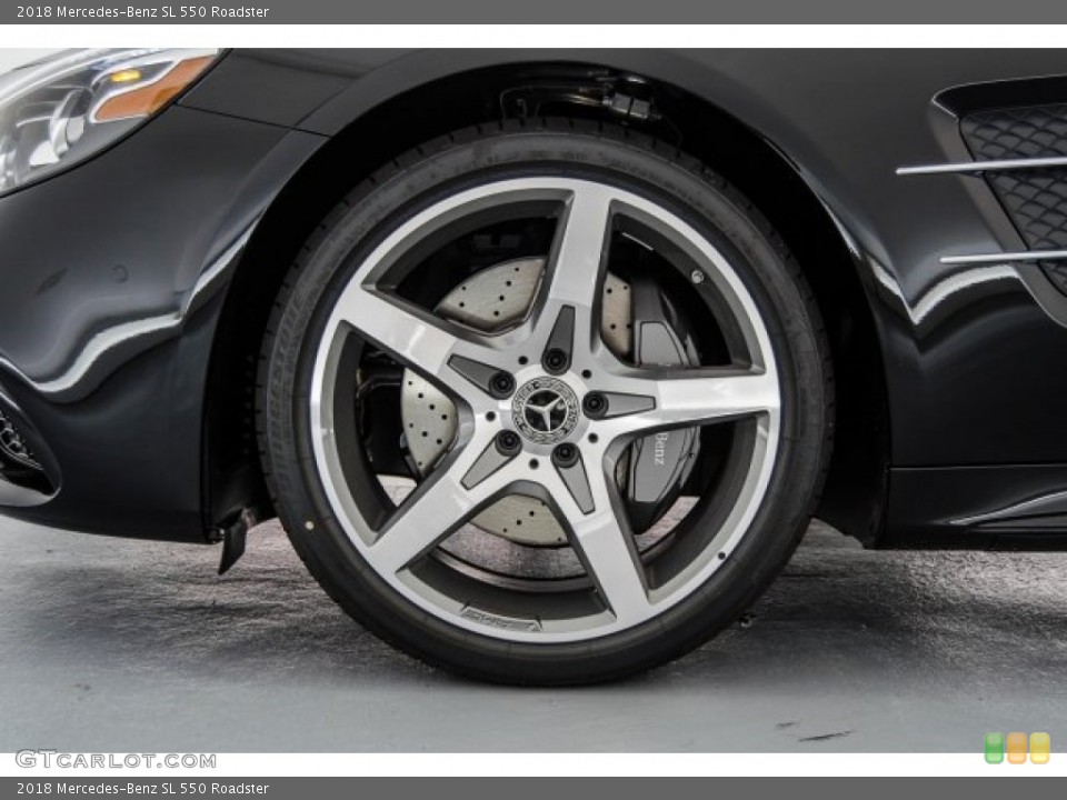 2018 Mercedes-Benz SL 550 Roadster Wheel and Tire Photo #122544579