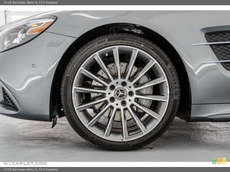 2018 Mercedes-Benz SL 550 Roadster Wheel and Tire Photo #122544792