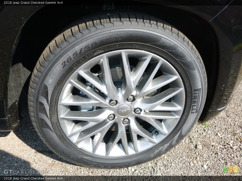 2018 Jeep Grand Cherokee Summit 4x4 Wheel and Tire Photo #122581038