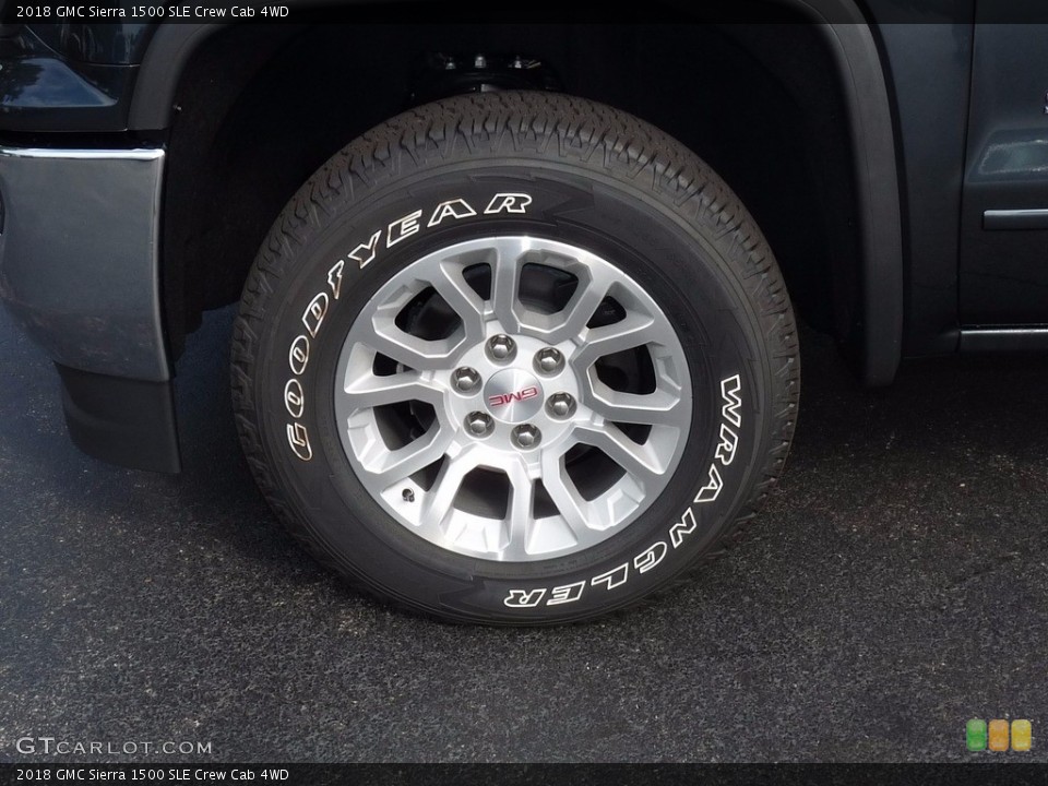 2018 GMC Sierra 1500 SLE Crew Cab 4WD Wheel and Tire Photo #122604275