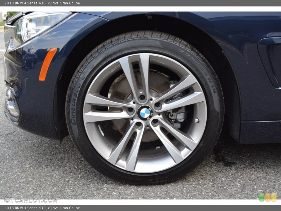 2018 BMW 4 Series 430i xDrive Gran Coupe Wheel and Tire Photo #122622794