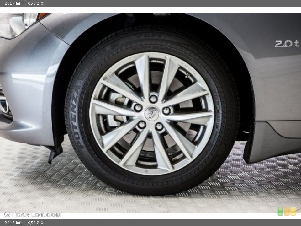 2017 Infiniti Q50 2.0t Wheel and Tire Photo #122624503