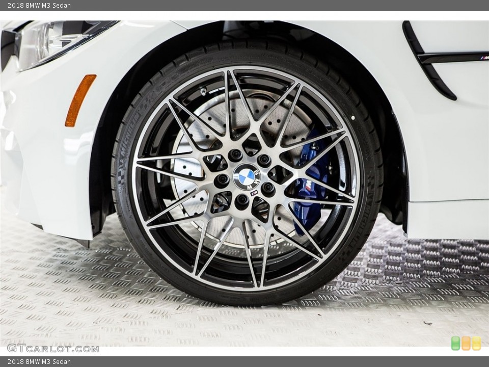 2018 BMW M3 Sedan Wheel and Tire Photo #122634358