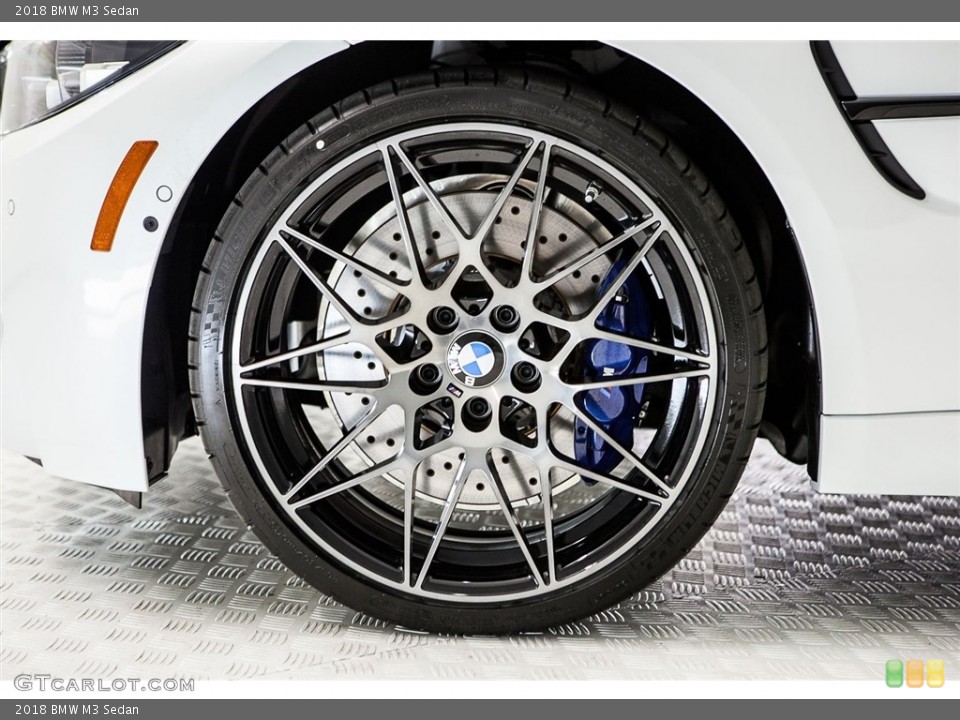 2018 BMW M3 Sedan Wheel and Tire Photo #122634640