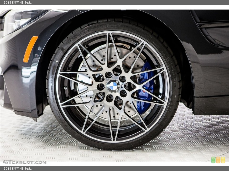 2018 BMW M3 Sedan Wheel and Tire Photo #122634916