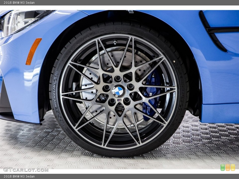 2018 BMW M3 Sedan Wheel and Tire Photo #122655536