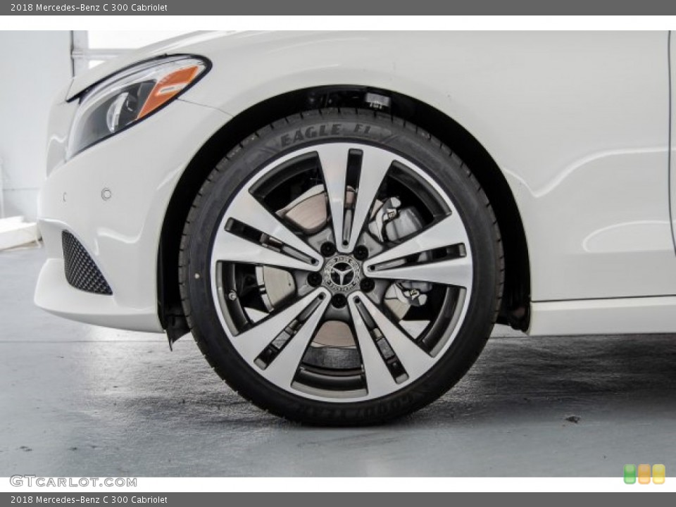 2018 Mercedes-Benz C 300 Cabriolet Wheel and Tire Photo #122655965