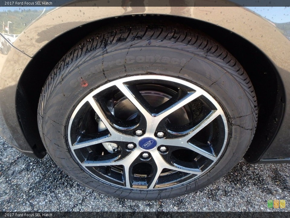 2017 Ford Focus SEL Hatch Wheel and Tire Photo #122672913