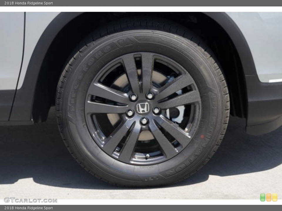 2018 Honda Ridgeline Sport Wheel and Tire Photo #122674326