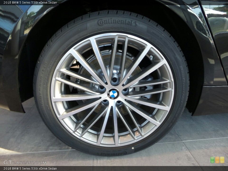 2018 BMW 5 Series 530i xDrive Sedan Wheel and Tire Photo #122674932