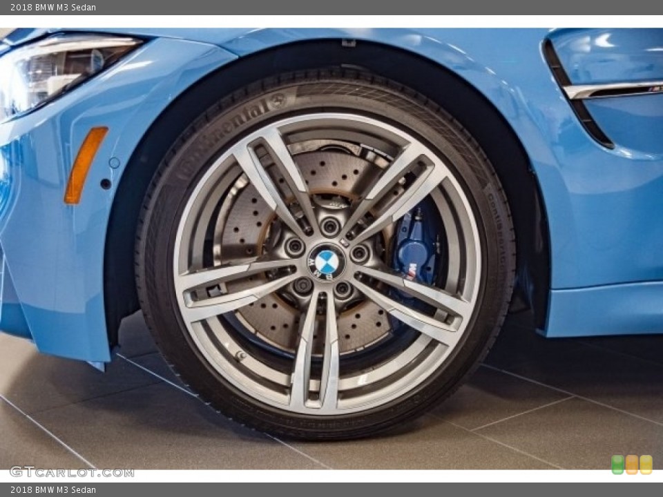 2018 BMW M3 Sedan Wheel and Tire Photo #122708399