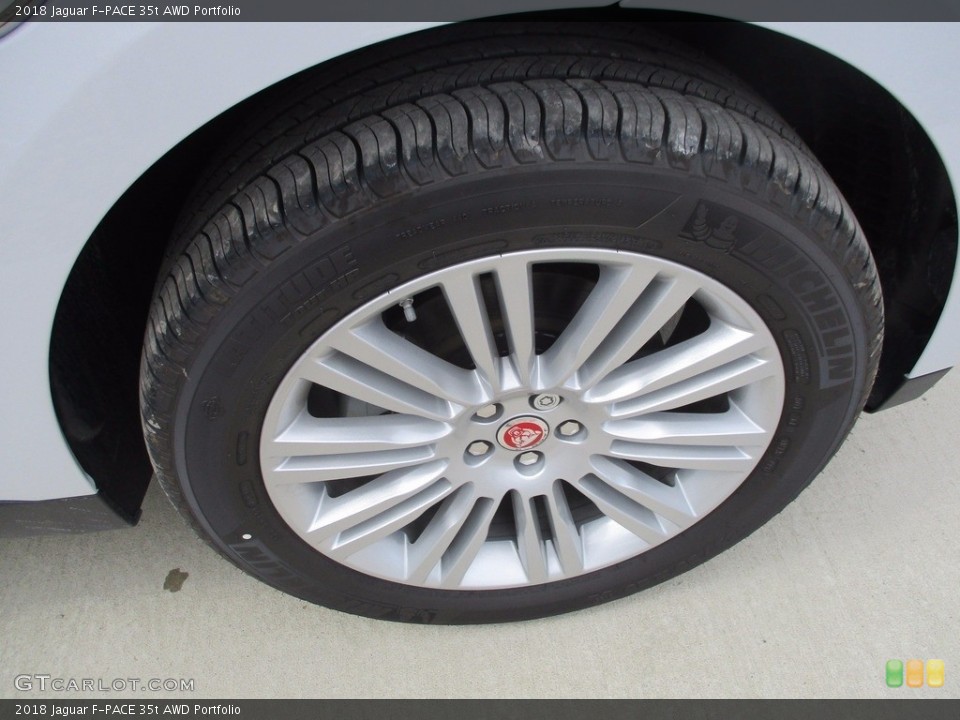 2018 Jaguar F-PACE 35t AWD Portfolio Wheel and Tire Photo #122708984
