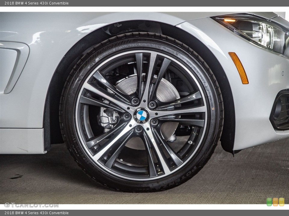 2018 BMW 4 Series 430i Convertible Wheel and Tire Photo #122713586