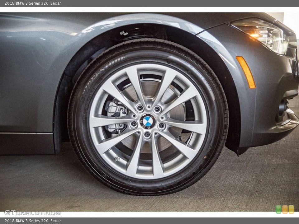 2018 BMW 3 Series 320i Sedan Wheel and Tire Photo #122714210