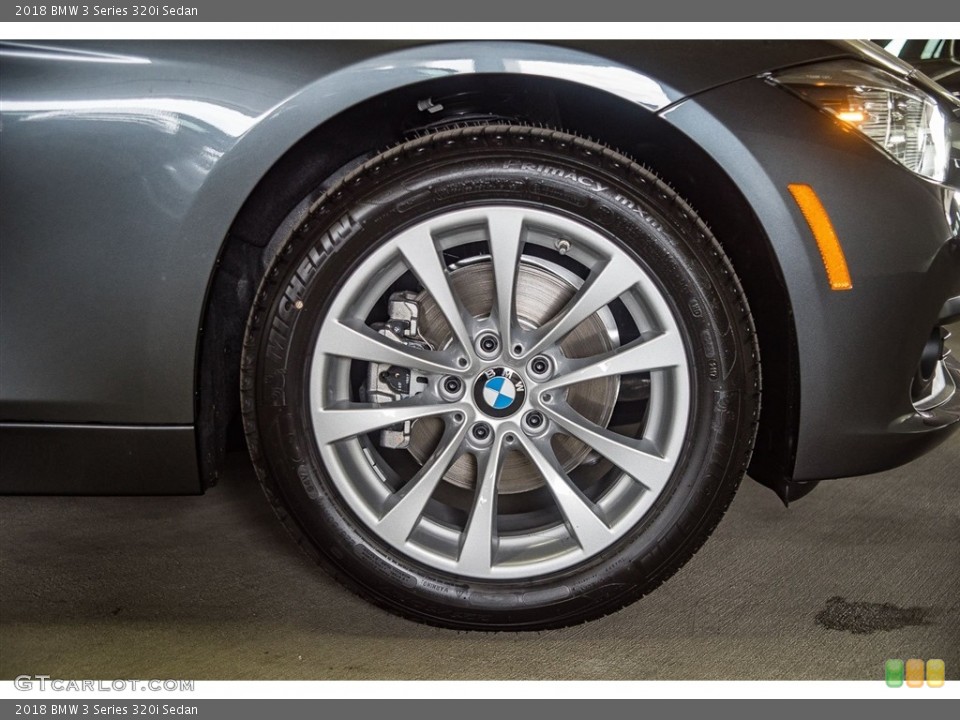 2018 BMW 3 Series 320i Sedan Wheel and Tire Photo #122714537
