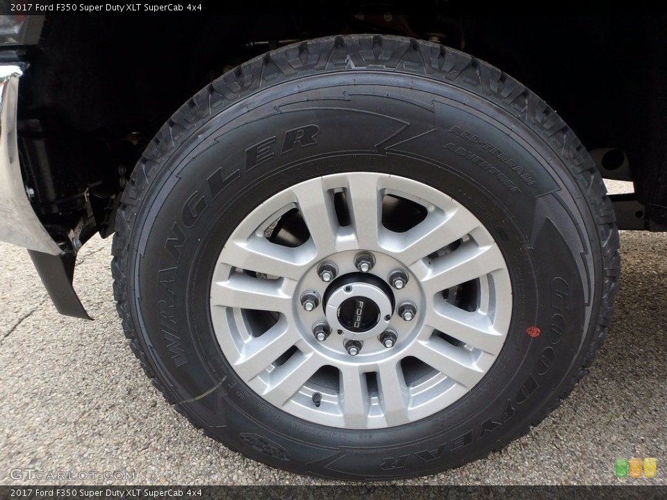 2017 Ford F350 Super Duty XLT SuperCab 4x4 Wheel and Tire Photo #122714747