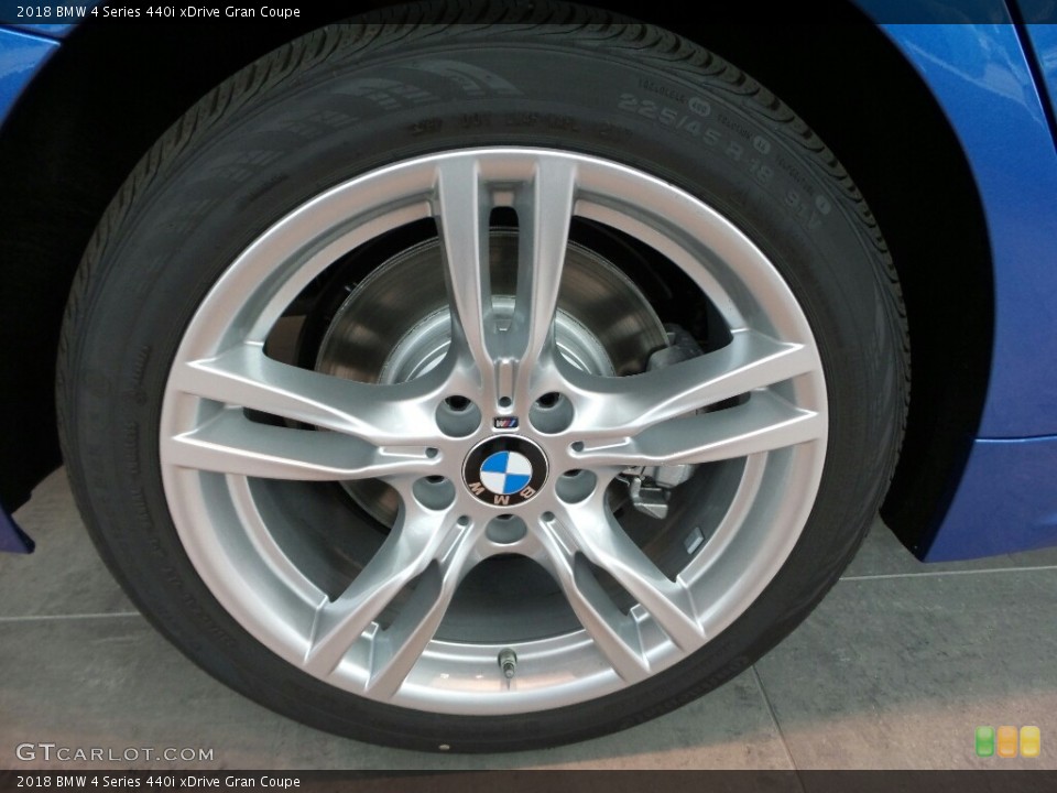 2018 BMW 4 Series 440i xDrive Gran Coupe Wheel and Tire Photo #122735663