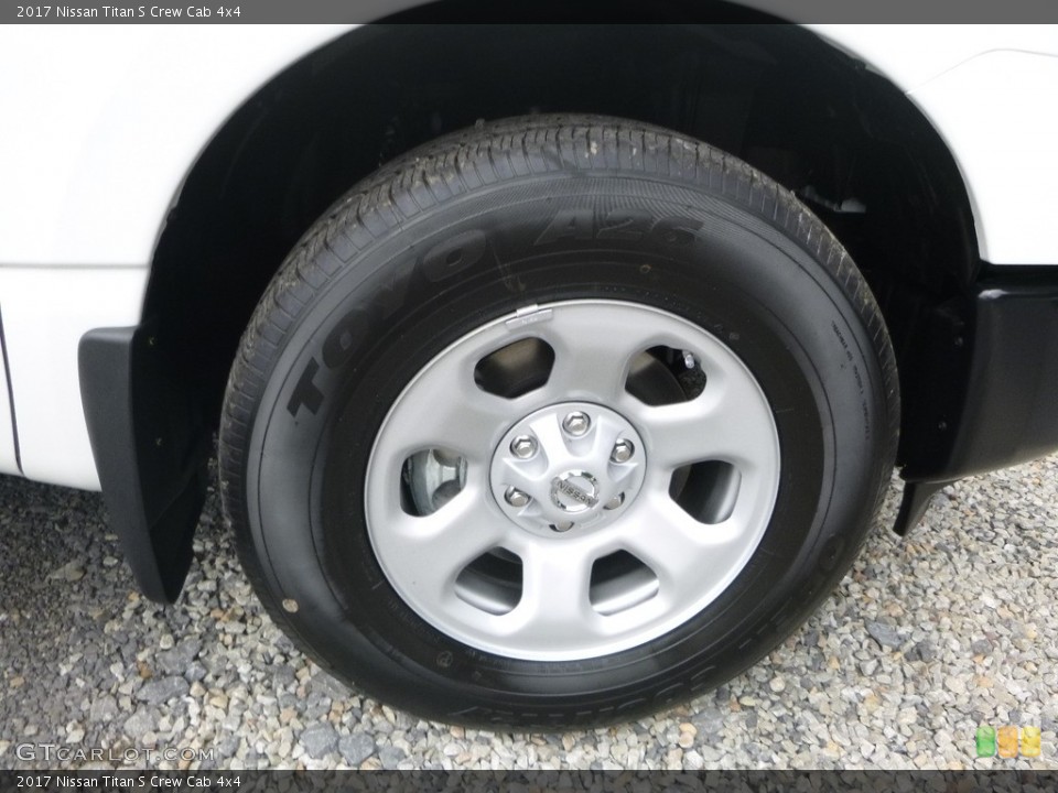 2017 Nissan Titan S Crew Cab 4x4 Wheel and Tire Photo #122809636