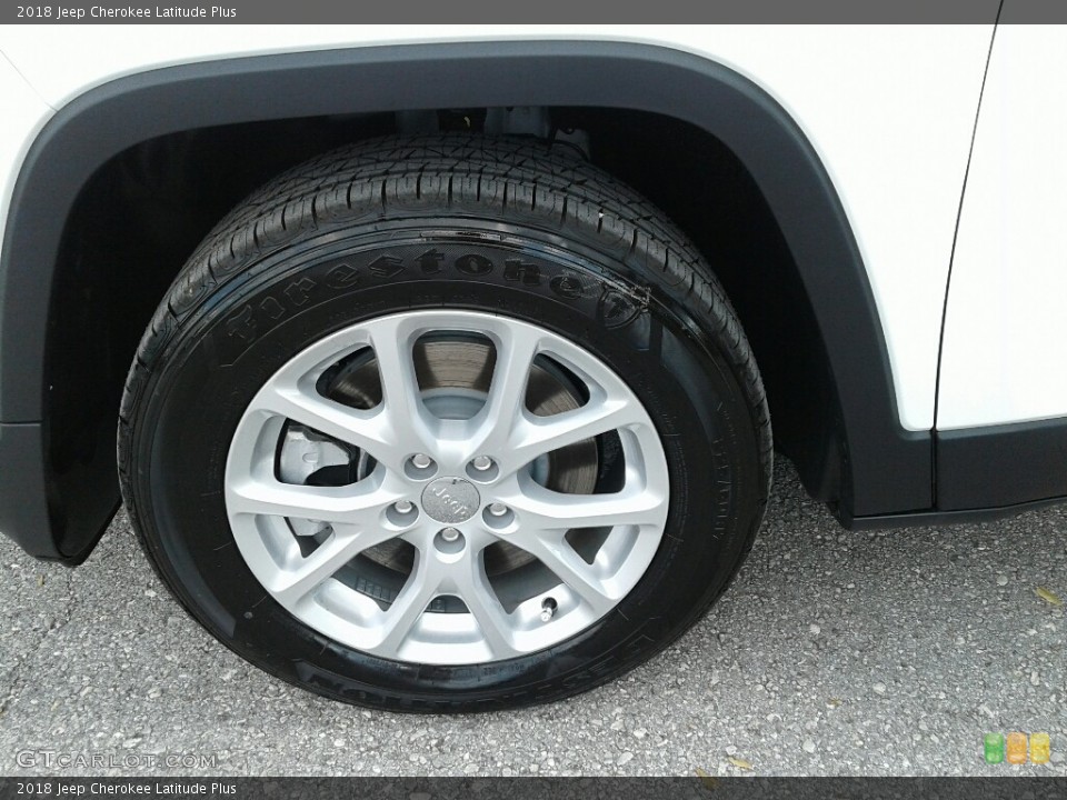 2018 Jeep Cherokee Latitude Plus Wheel and Tire Photo #122815247