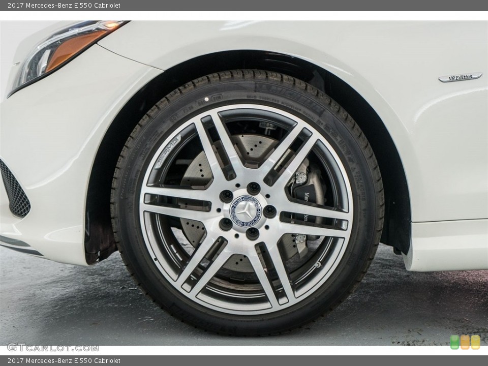 2017 Mercedes-Benz E 550 Cabriolet Wheel and Tire Photo #122816282