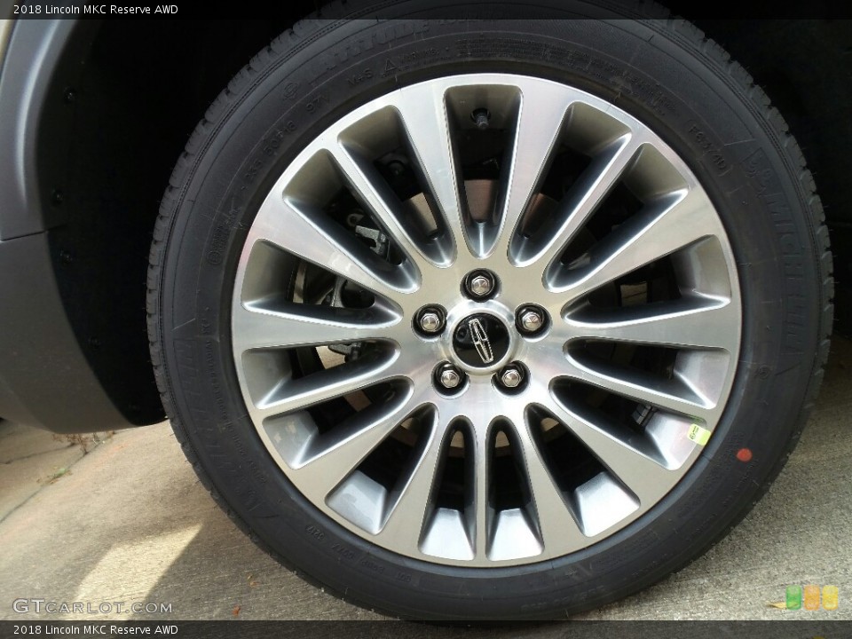 2018 Lincoln MKC Reserve AWD Wheel and Tire Photo #122830015