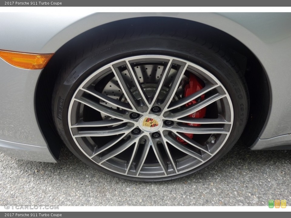 2017 Porsche 911 Turbo Coupe Wheel and Tire Photo #122914173