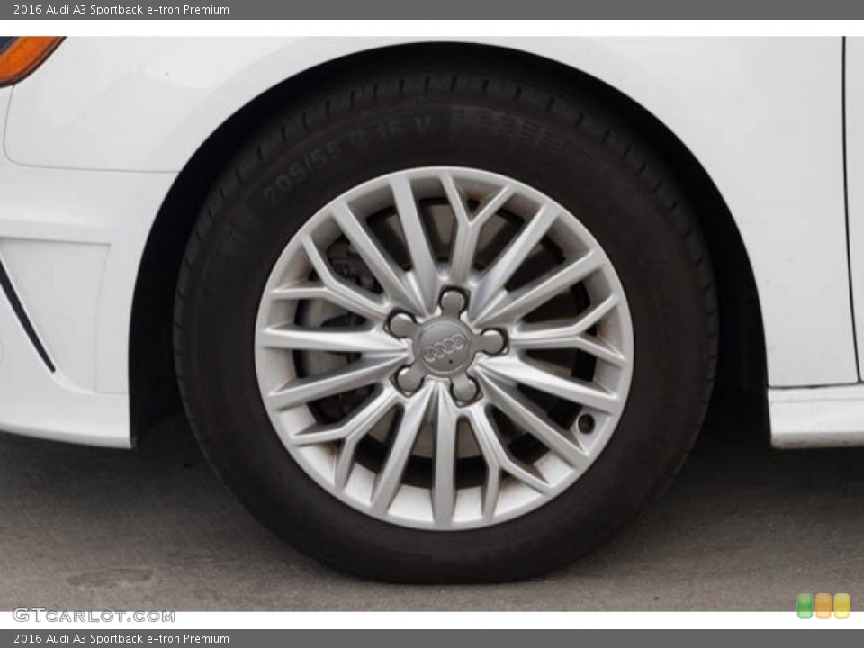 2016 Audi A3 Sportback e-tron Premium Wheel and Tire Photo #122955313