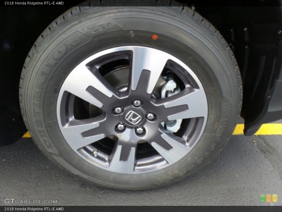 2018 Honda Ridgeline RTL-E AWD Wheel and Tire Photo #123000531