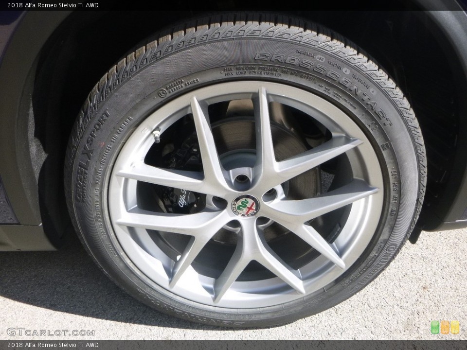 2018 Alfa Romeo Stelvio Ti AWD Wheel and Tire Photo #123003318