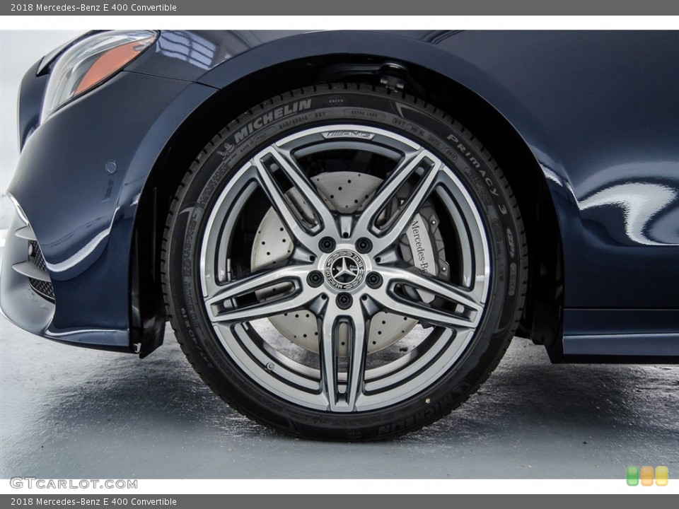 2018 Mercedes-Benz E 400 Convertible Wheel and Tire Photo #123005457