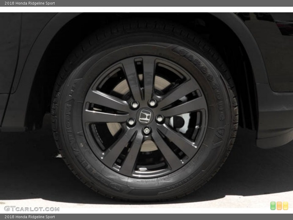 2018 Honda Ridgeline Sport Wheel and Tire Photo #123008574