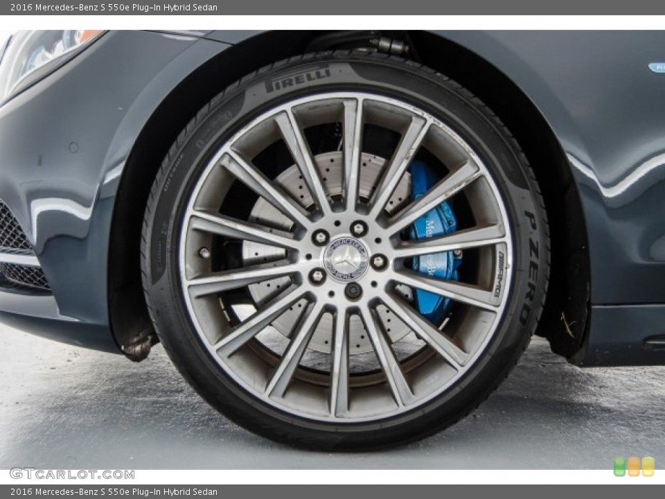 2016 Mercedes-Benz S 550e Plug-In Hybrid Sedan Wheel and Tire Photo #123037797