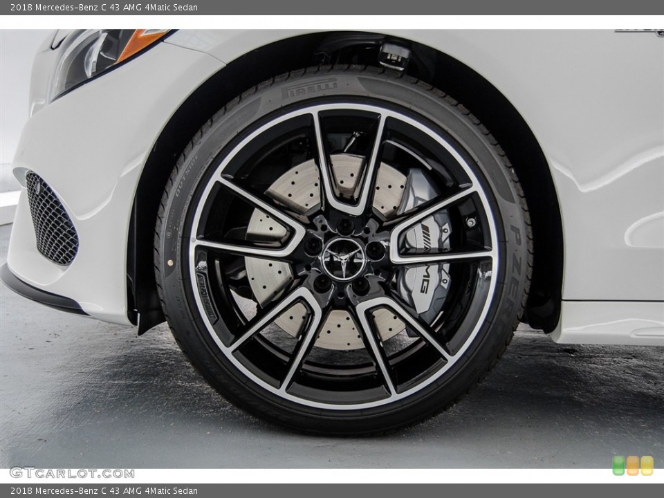 2018 Mercedes-Benz C 43 AMG 4Matic Sedan Wheel and Tire Photo #123041373