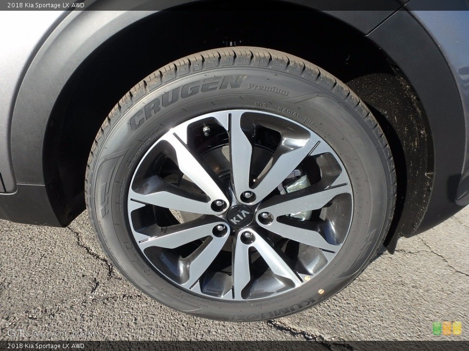 2018 Kia Sportage LX AWD Wheel and Tire Photo #123043485