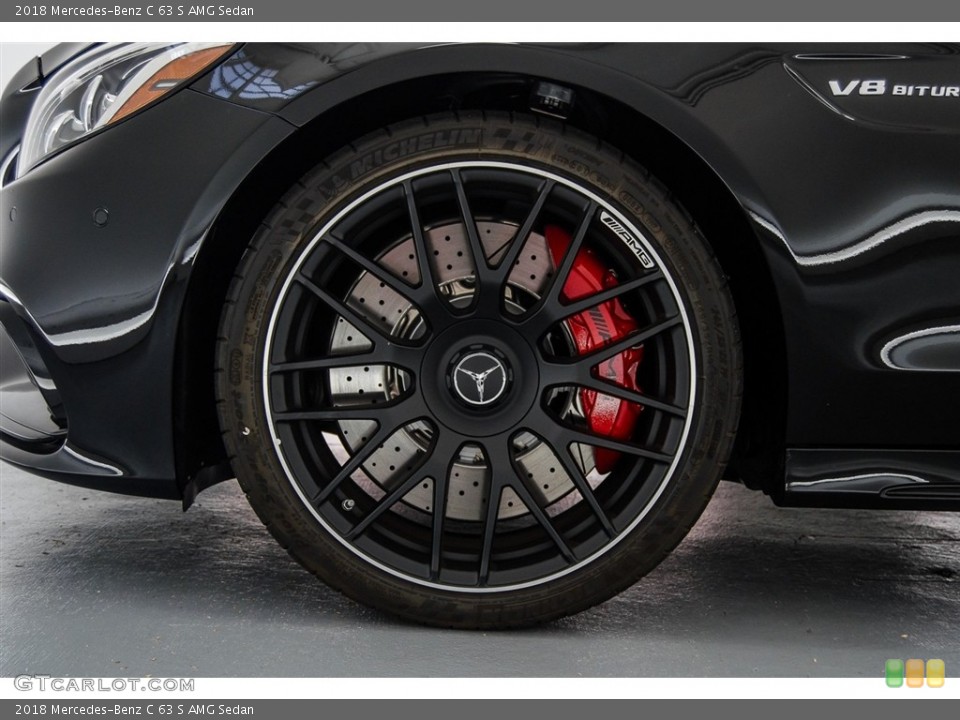 2018 Mercedes-Benz C 63 S AMG Sedan Wheel and Tire Photo #123054445