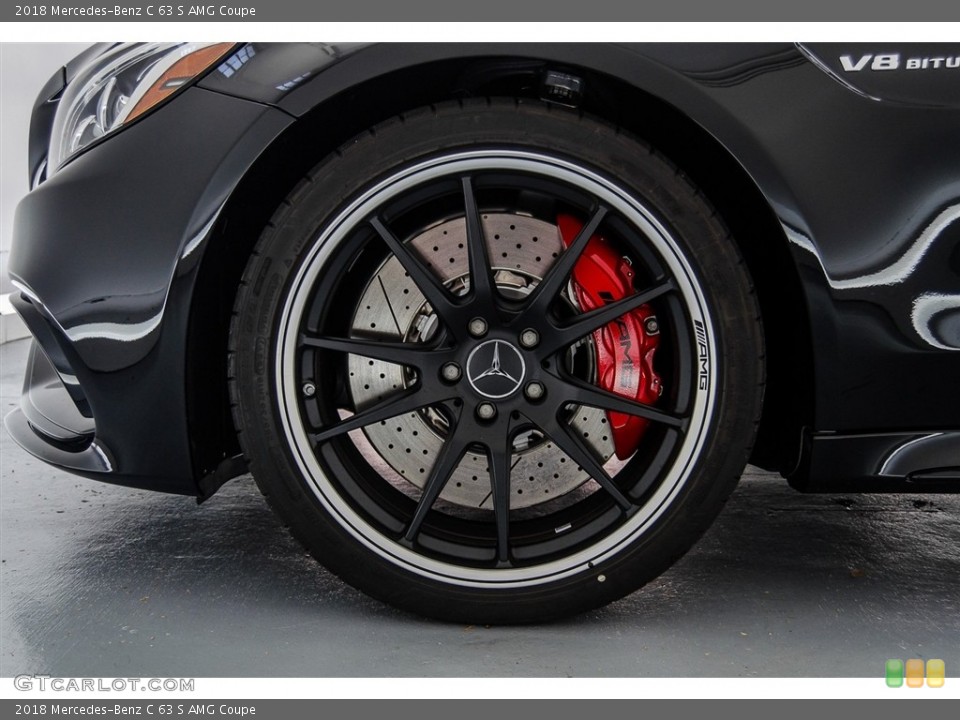 2018 Mercedes-Benz C 63 S AMG Coupe Wheel and Tire Photo #123055567