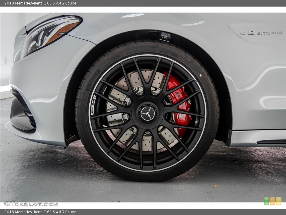 2018 Mercedes-Benz C 63 S AMG Coupe Wheel and Tire Photo #123055804