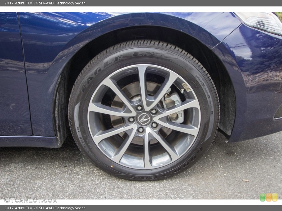 2017 Acura TLX V6 SH-AWD Technology Sedan Wheel and Tire Photo #123068861