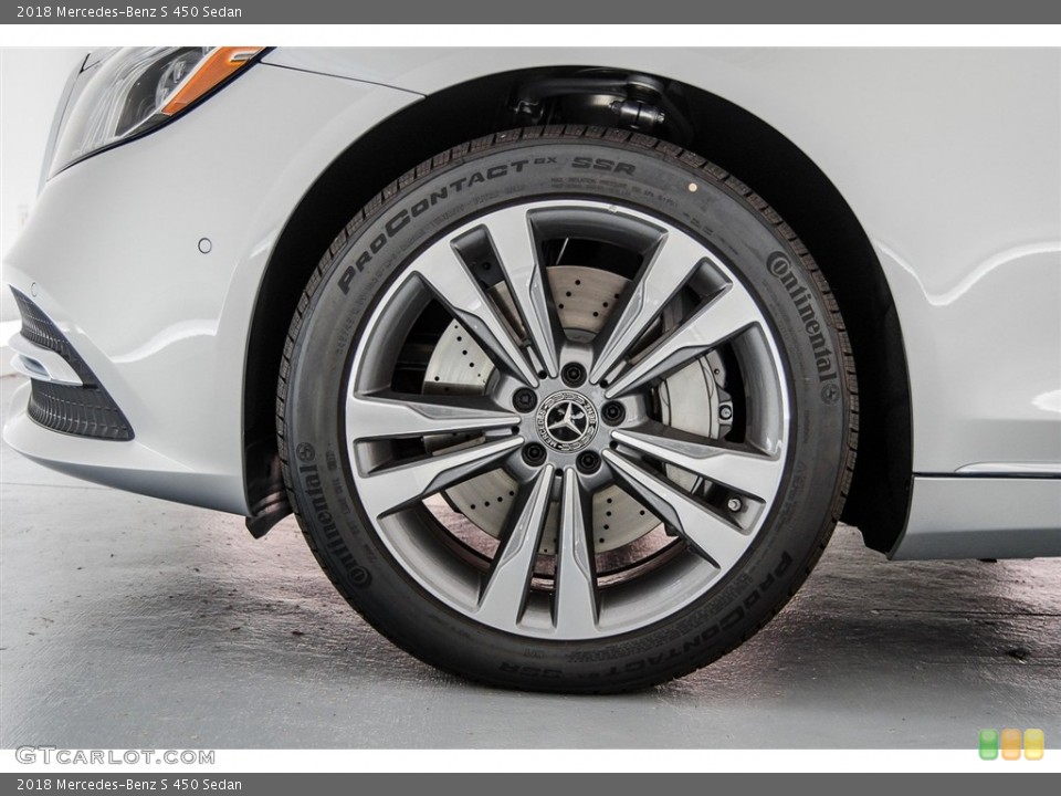 2018 Mercedes-Benz S 450 Sedan Wheel and Tire Photo #123082975