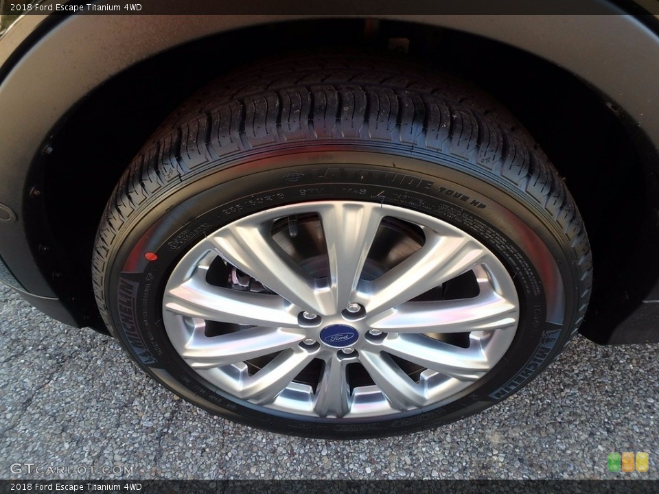 2018 Ford Escape Titanium 4WD Wheel and Tire Photo #123100549