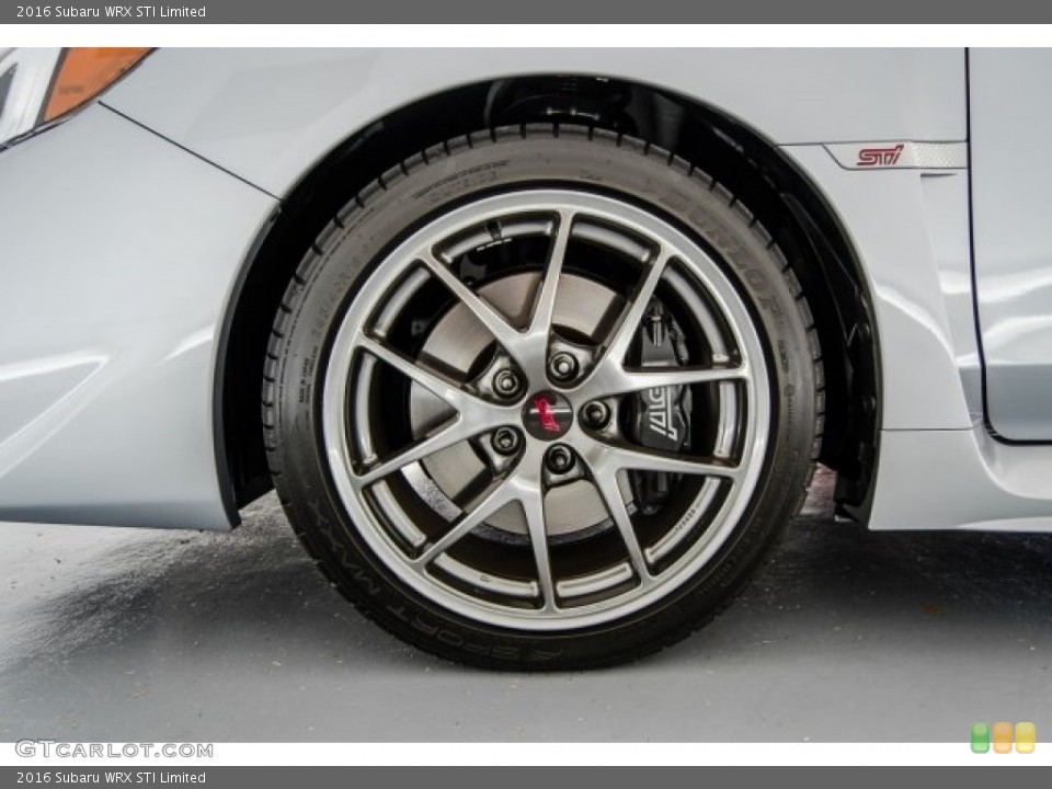 2016 Subaru WRX STI Limited Wheel and Tire Photo #123132335