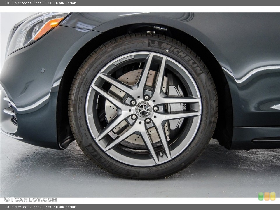 2018 Mercedes-Benz S 560 4Matic Sedan Wheel and Tire Photo #123135842