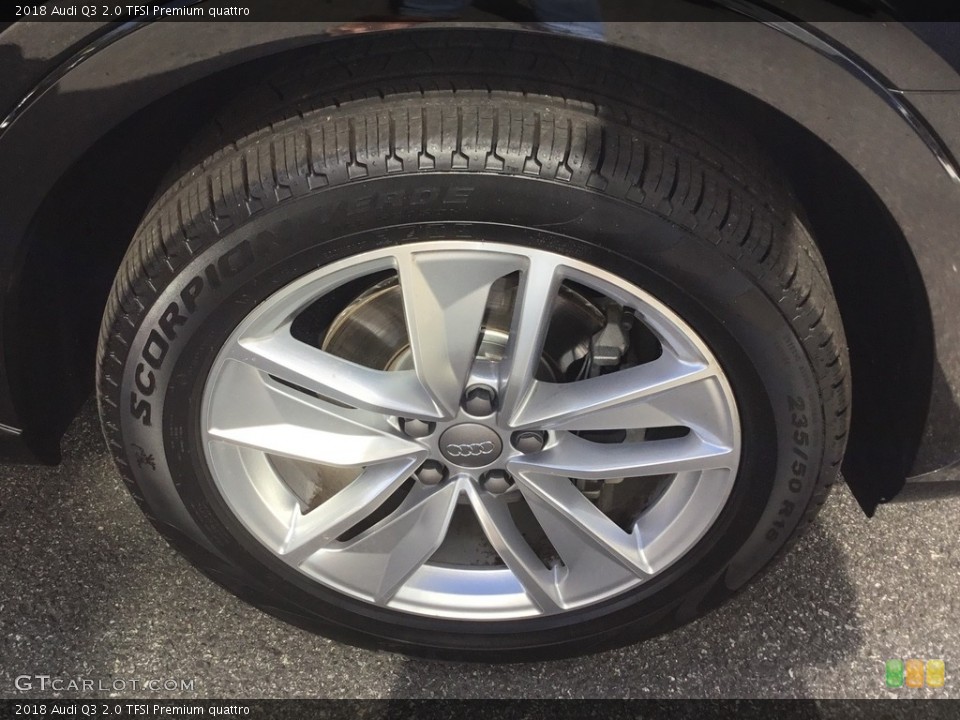 2018 Audi Q3 2.0 TFSI Premium quattro Wheel and Tire Photo #123166857