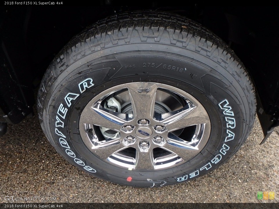 2018 Ford F150 XL SuperCab 4x4 Wheel and Tire Photo #123167517