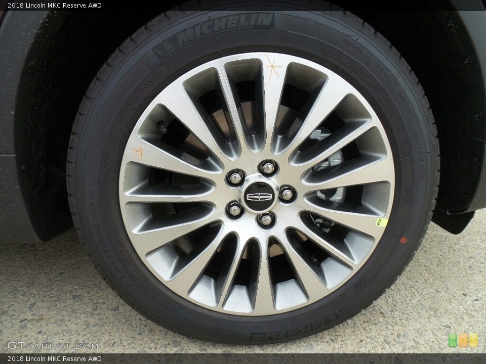 2018 Lincoln MKC Reserve AWD Wheel and Tire Photo #123210781