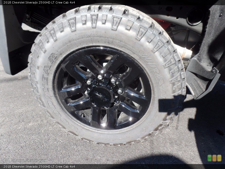 2018 Chevrolet Silverado 2500HD LT Crew Cab 4x4 Wheel and Tire Photo #123220141