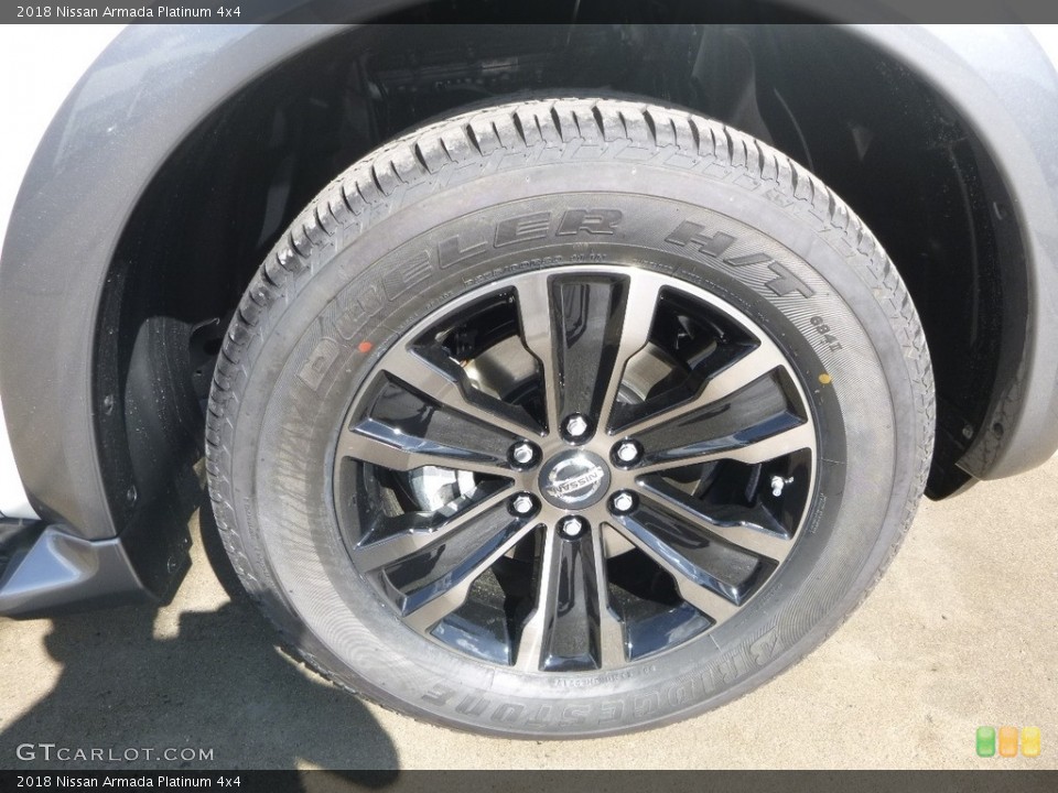 2018 Nissan Armada Platinum 4x4 Wheel and Tire Photo #123221740